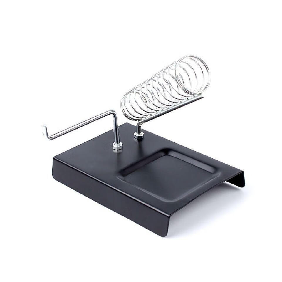 电烙铁支架 多功能焊接工具电烙铁架子金属烙铁座手柄架子 双用烙铁架