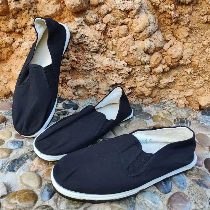 3520布鞋3520原版军板布鞋老北京千层底黑色军单老布鞋男夏季工作鞋