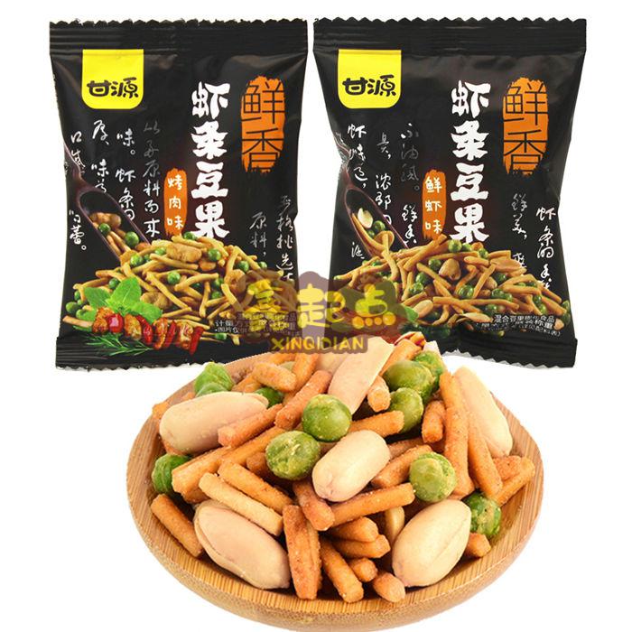 甘源牌台式卤肉味兰花豆酱香烤肉味豆果零食台式卤肉味兰花豆200g