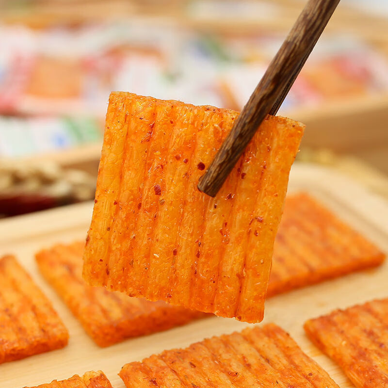 舌仙族爆赞牛排味辣条5g60包整箱办公室零食牛排味5g60包