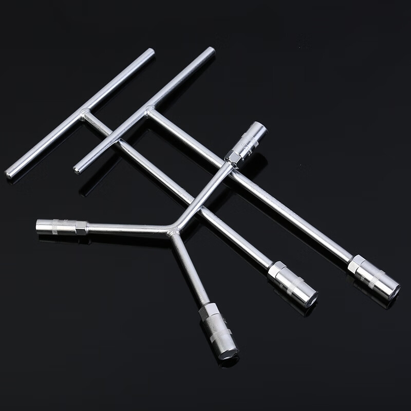 船海芊阙三叉套筒扳手t型扳手加长y型多功能手动工具丁字形套管套桶