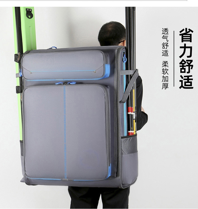 渔具包钓椅包多功能加大容量钓椅背包韩欧式鱼具包钓鱼包背包鱼护包55