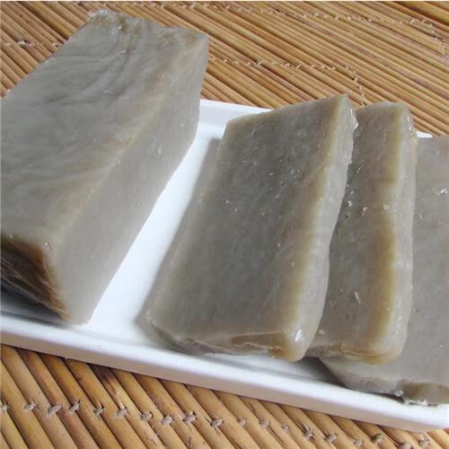 焖子河南禹州特产原味红薯粉水晶焖子闷子扁垛皮渣皮扎350g1包6包