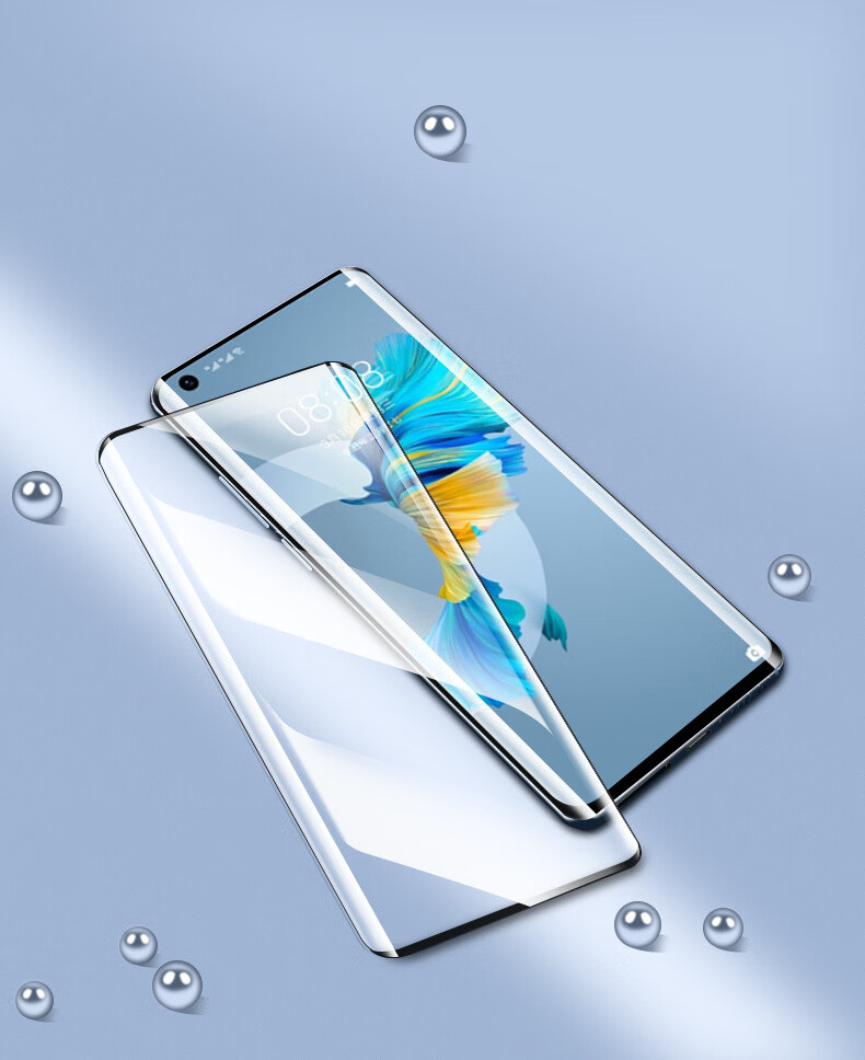 伊诺茂华为mate40pro手机陶瓷膜mate40rs保时捷版全胶膜mate40pro膜曲