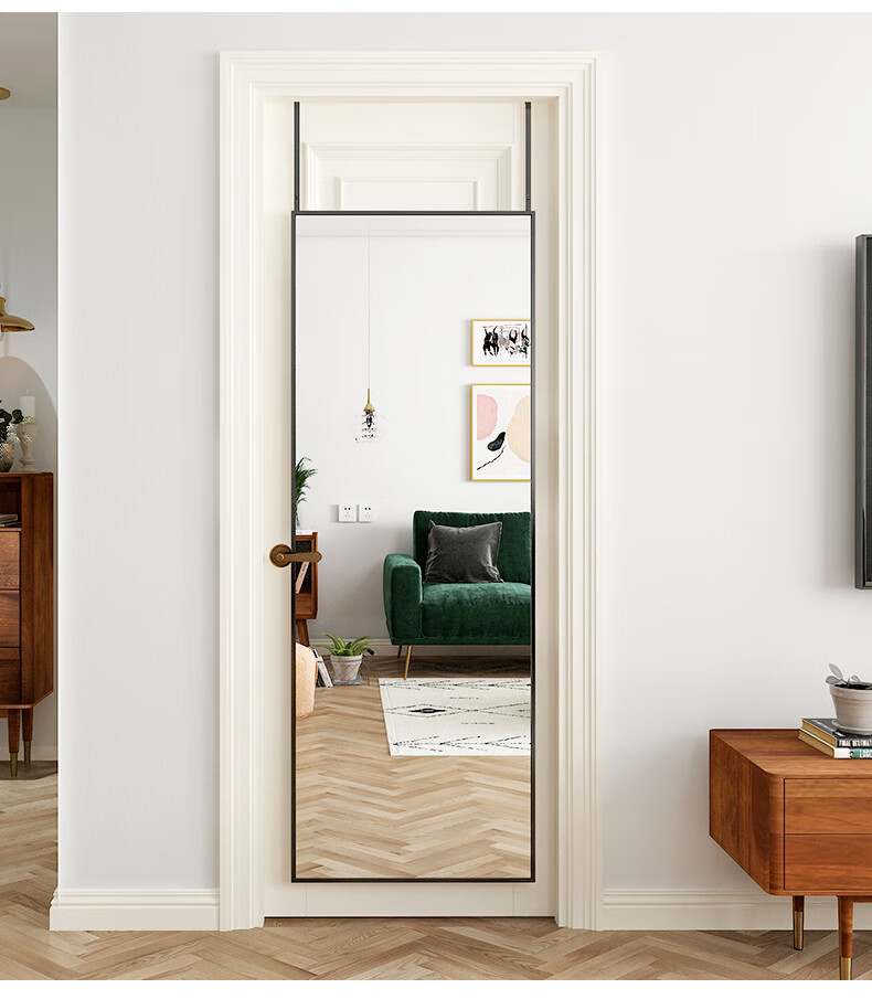 寝室全身镜门后镜子学生开学贴墙自粘穿衣镜家用挂门挂墙壁挂粘贴落地