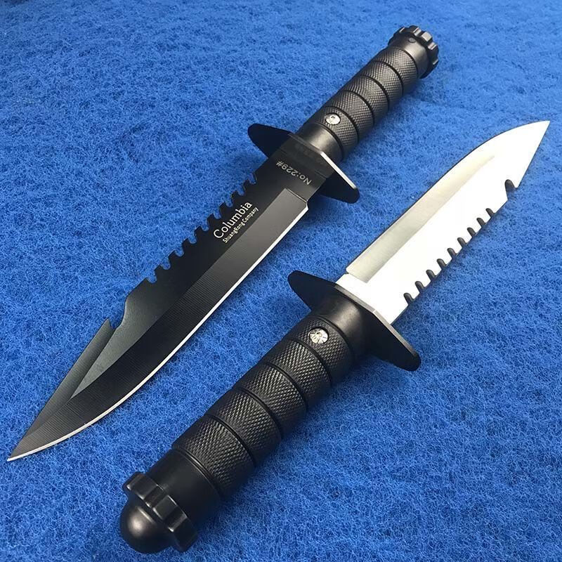 中国军刀户外刀具防身刀野外求生德国高硬度刃特种兵锋利小刀随身军刀