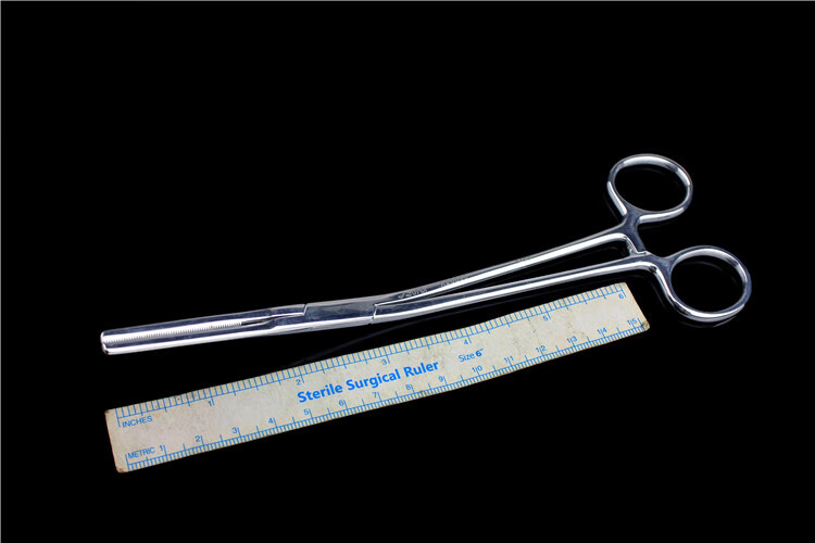 上海医疗器械厂jz金钟心胸外科手术器械医用心脏无损伤止血钳心血管