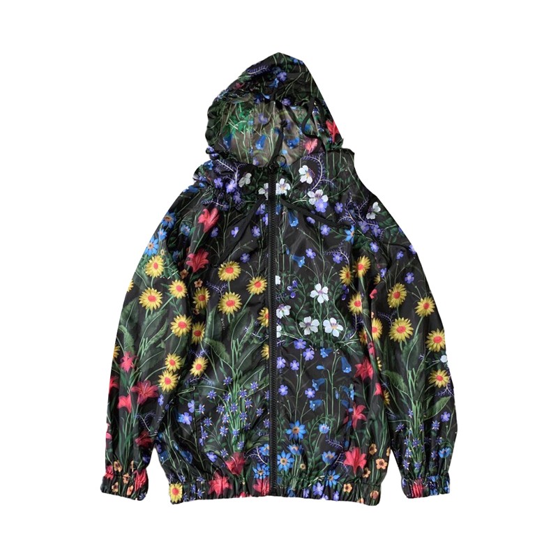 gucci古驰限定款花卉男士夹克外套印花m