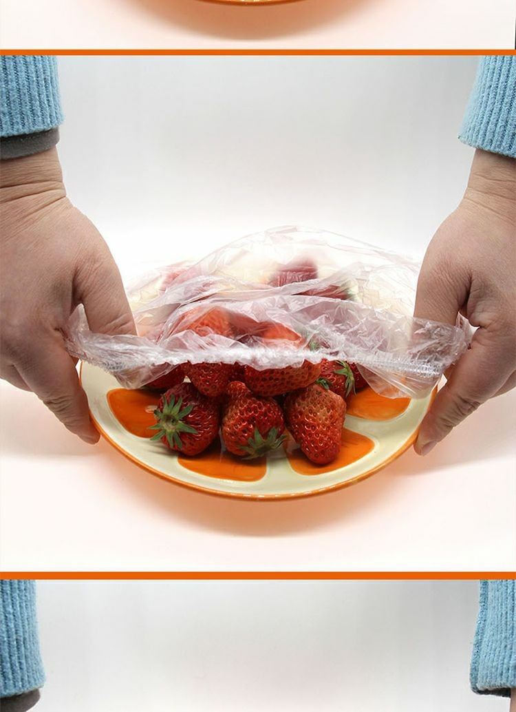 佳能保鲜膜保鲜袋套食品佳能盖罩防尘多功能水果盖通保鲜袋便当盒工具