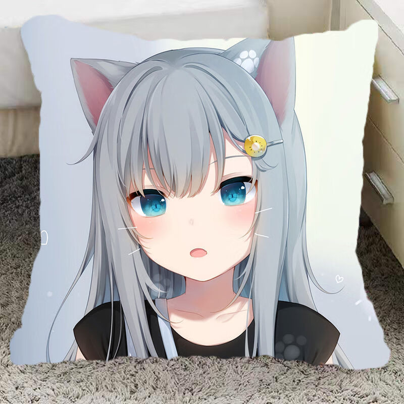 二次元抱枕成人等身猫羽雫动漫周边同款可爱诱惑枕套送男女生日礼物污