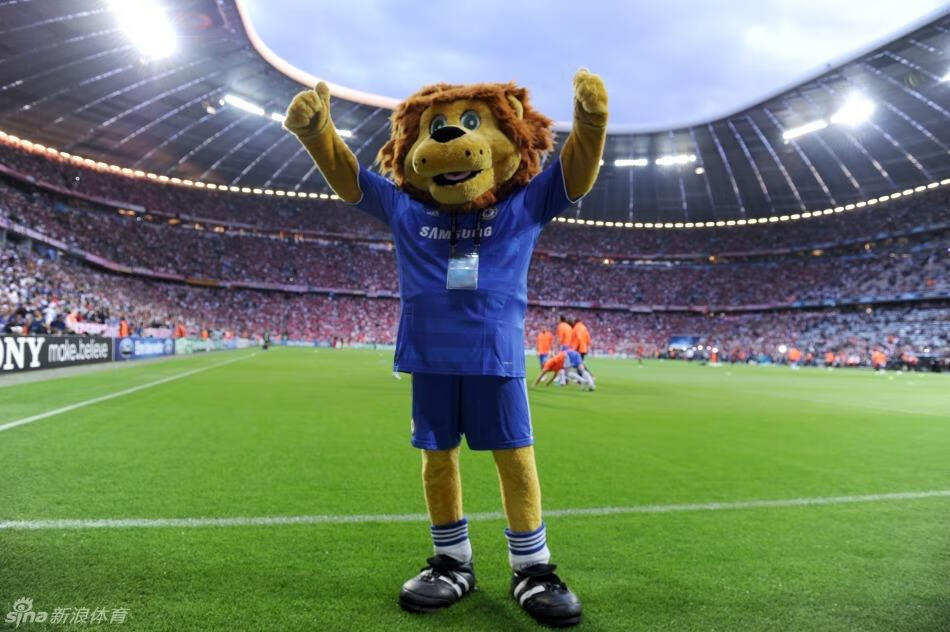 滕讯体育同款英超球队切尔西足球队吉祥物狮子球迷纪念品礼物毛绒公仔