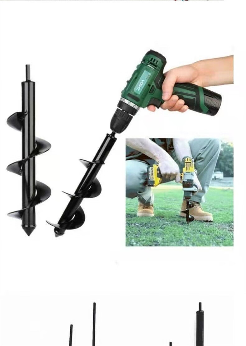 电动挖土机农用人工种树钻土挖坑神器电动地钻打孔机农用种菜苗工具