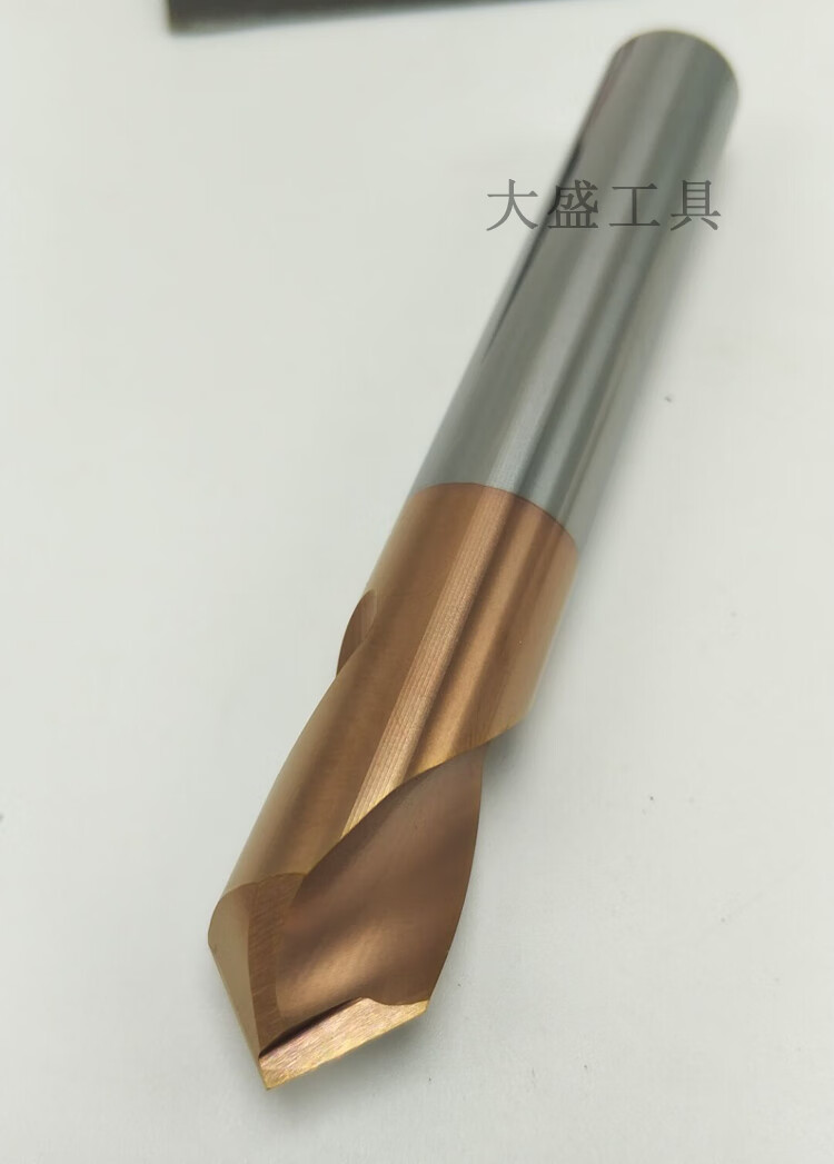 钨钢镀钛定点钻整体硬质合金定心钻定位钻头90120度681012型号总长度