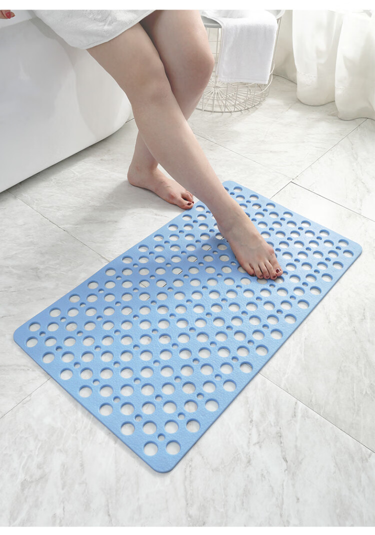 大江多孔疏水浴室防滑垫卫生间隔水地垫淋浴洗澡垫脚垫浴缸隔凉垫子