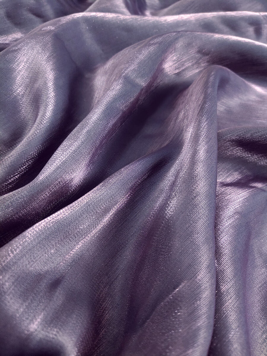 人鱼姬丝缎渐变礼服汉服衬衫娃娃衣服diy连衣裙面料 幻彩粉色 (半米价