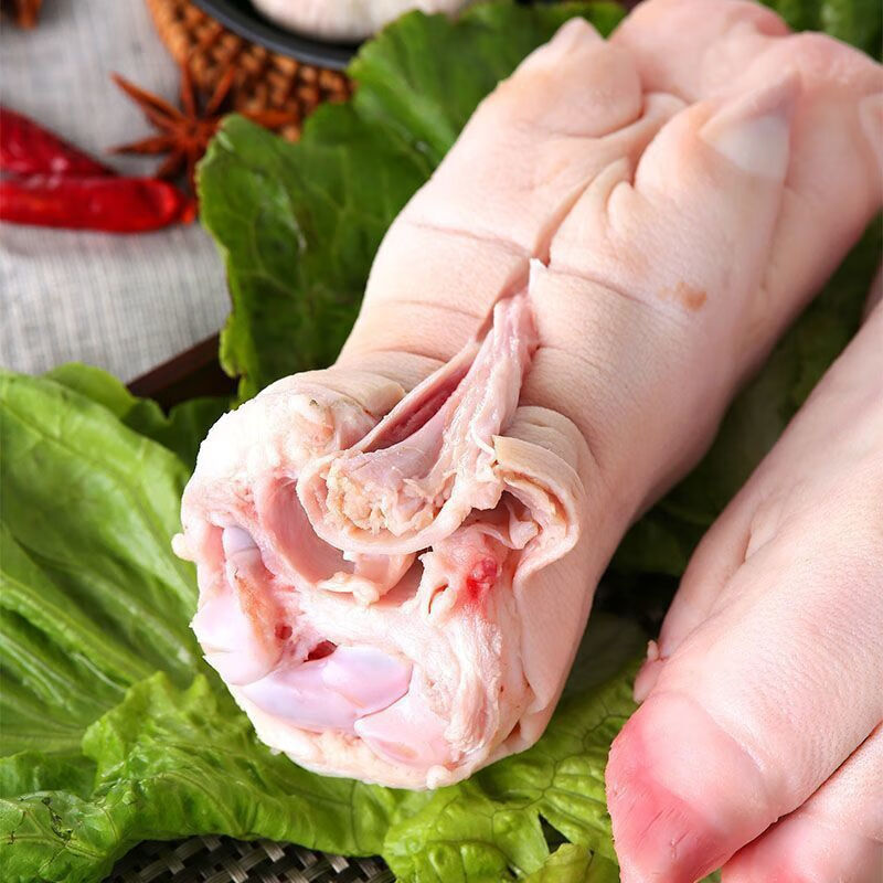 顺丰直达新鲜猪蹄整只猪蹄带筋猪蹄子猪脚猪爪猪蹄前蹄整箱猪蹄整只