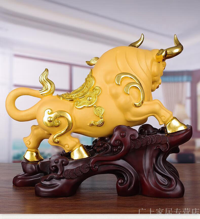 大师设计名品高品质牛摆件牛客厅公司老板桌办公室装饰品牛年创意生肖