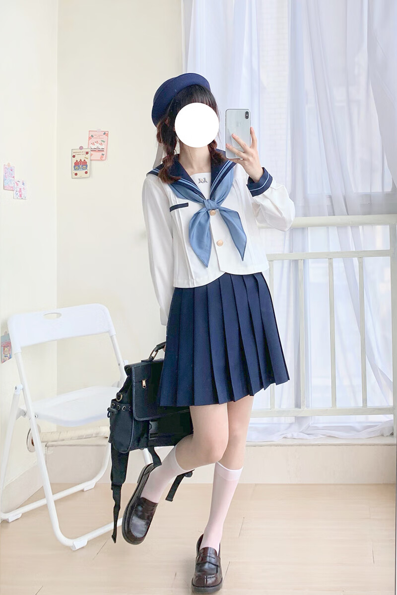 犀狂【圣迭女子】暴躁jk社原创基础款百褶裙短裙jk制服正统水手服套装
