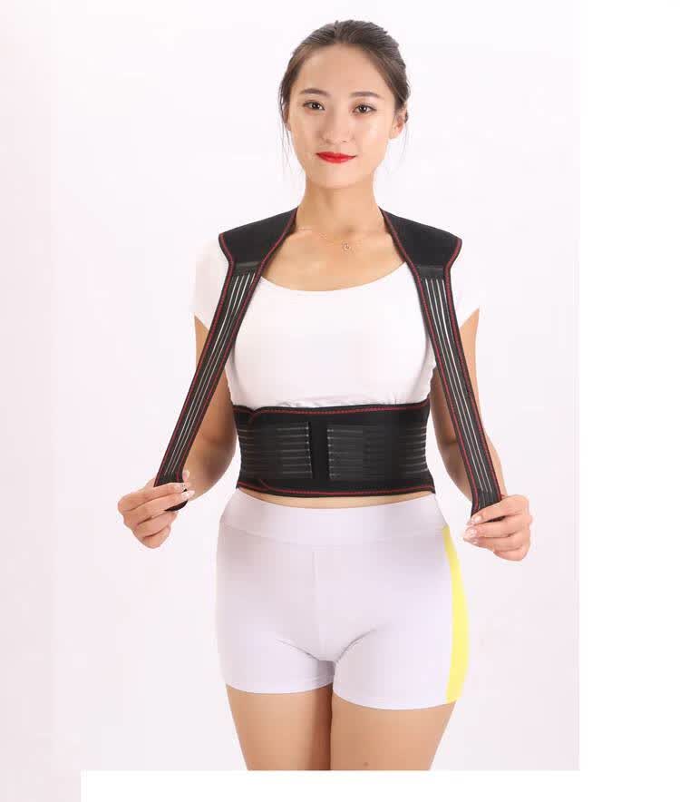 护背自发热护肩衫护肩护背护腰带背部保暖马甲男女磁疗背心坎肩男女