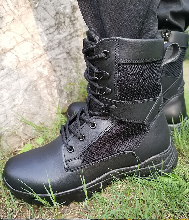 特战靴爬山鞋冬季作战男靴超轻武春秋战术靴透气减震大码陆战靴高帮