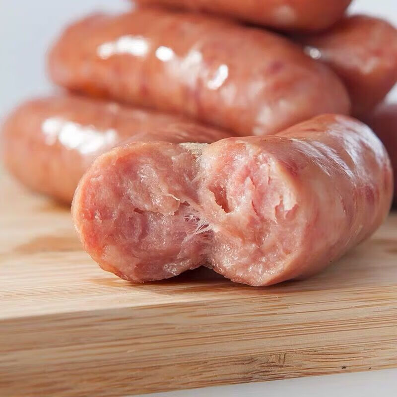 名佑肉肠名佑肉烤肠道地肠纯肉肠原味黑胡椒味10根火山石烤肠60克黑椒