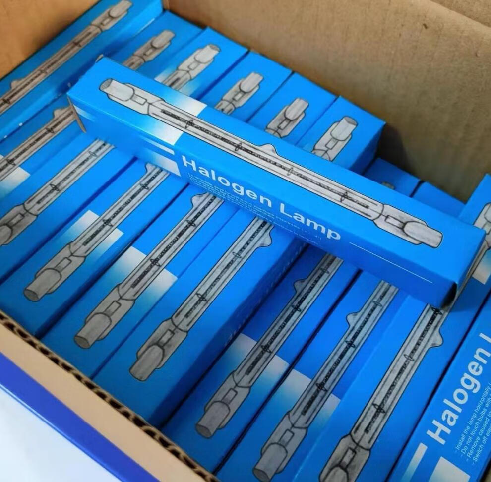 官方旗舰设计师顶式78mm118mm长220v100w150w碘钨灯管 太阳灯管 草地