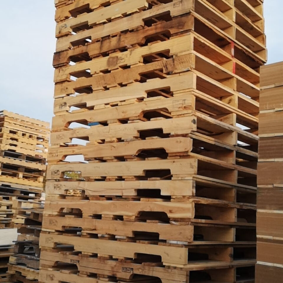 蓓姬木制叉车托盘物流仓储托盘手胶合板免熏蒸托盘仓库一米一米二