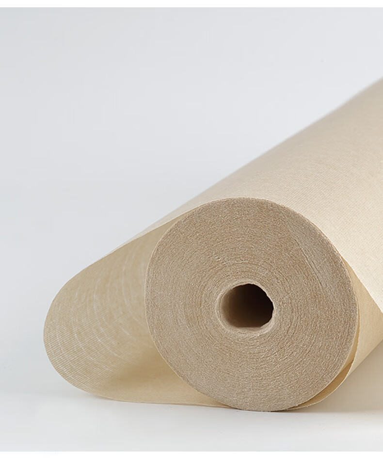 作品纸国画工笔画比赛纸临摹白描半透明纸68cm100m扎花蝉翼毛边纸长卷