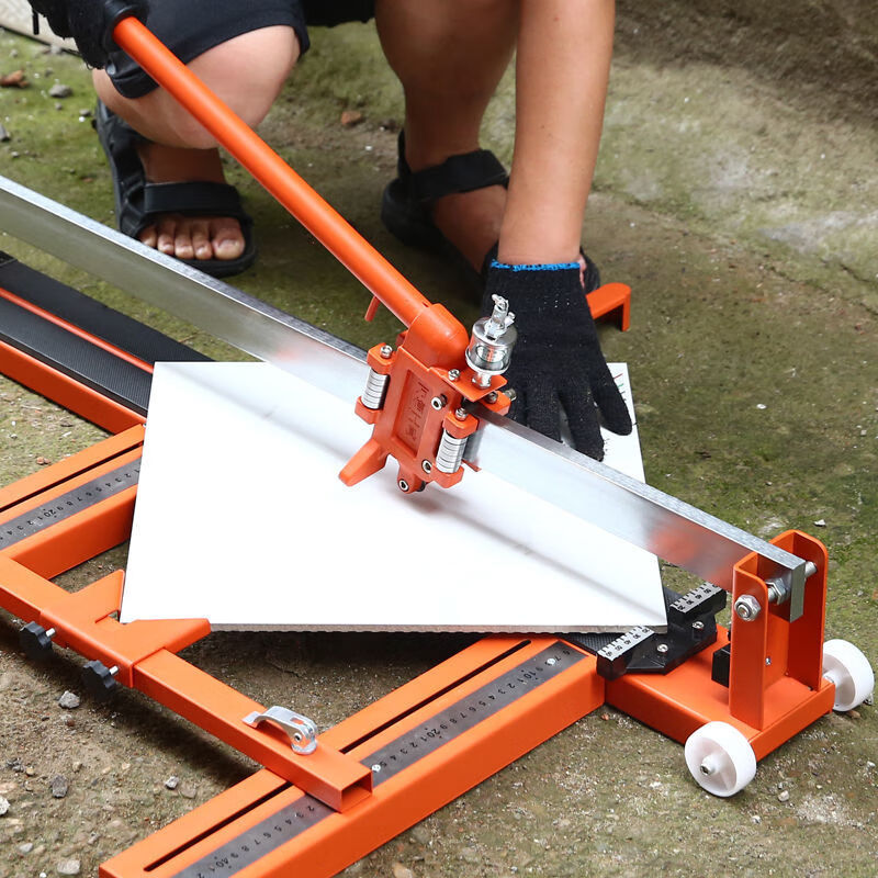 重型加厚全钢手动瓷砖瓷片切割机玻璃推刀8001600激光地砖切割机重型