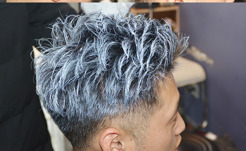 发蜡白色蓝色发泥定型男士清香蓬松一次性头发染色发蜡理发店男士黄色