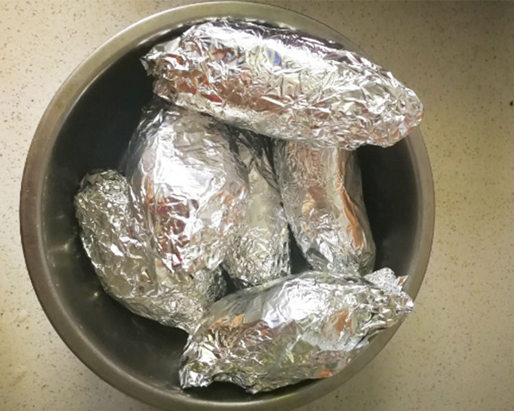 加厚烤红薯锡纸烤箱烤地瓜专用锡纸烤箱锡纸烤箱铝箔纸花甲锡纸烤箱