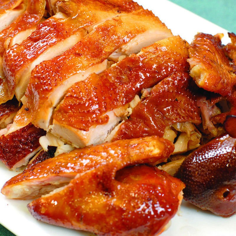 河北承德特产柏根儿熏鸡熏味熟食即食特色烧鸡美食 熏香味【920-1000g