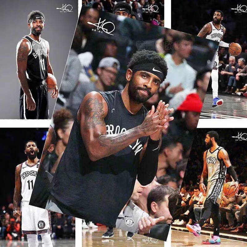 nba海报墙纸凯里欧文海报nba篮球德鲁大叔寝室柜子贴纸高清宿舍篮网