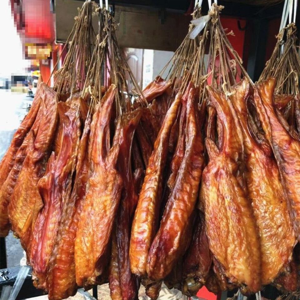 湖南特产火鸡翅膀250g500g 烟熏腊鸡翅散装称重干货 腊火鸡翅膀5斤价