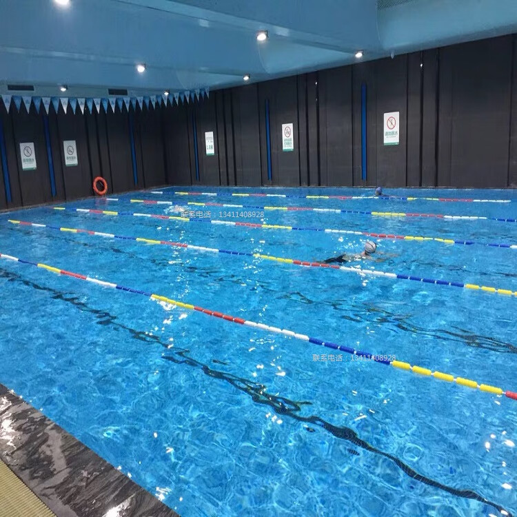 游泳池分道线 游泳池泳道线深浅池分隔线泳池浪条型比赛分道线水线