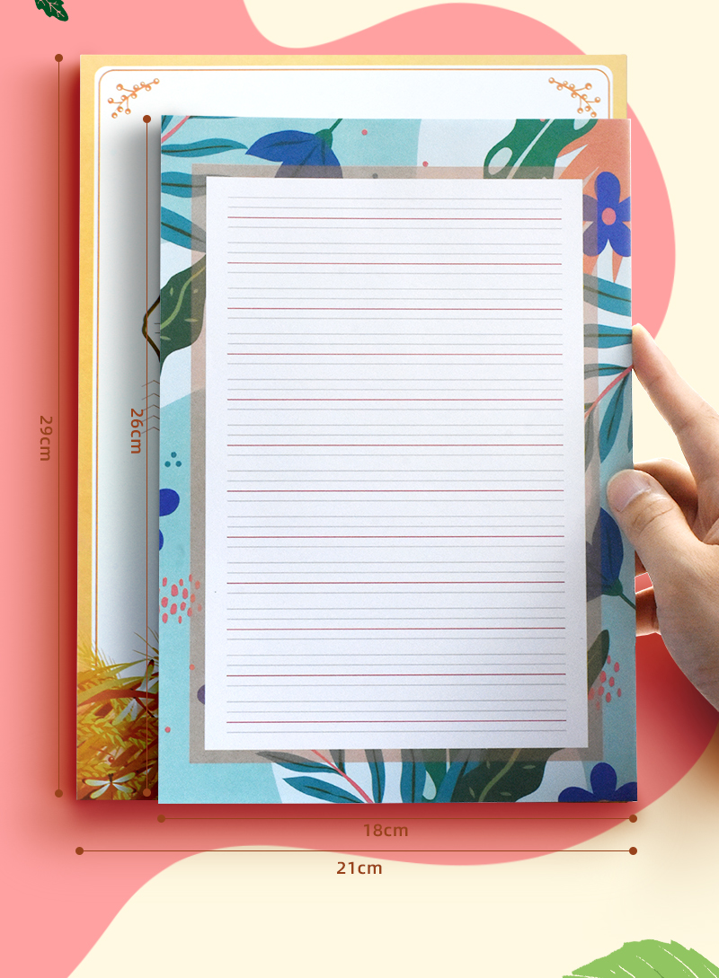 译古a4硬笔英语书写比赛展示纸四线格创意练字纸书法纸中小学生钢笔