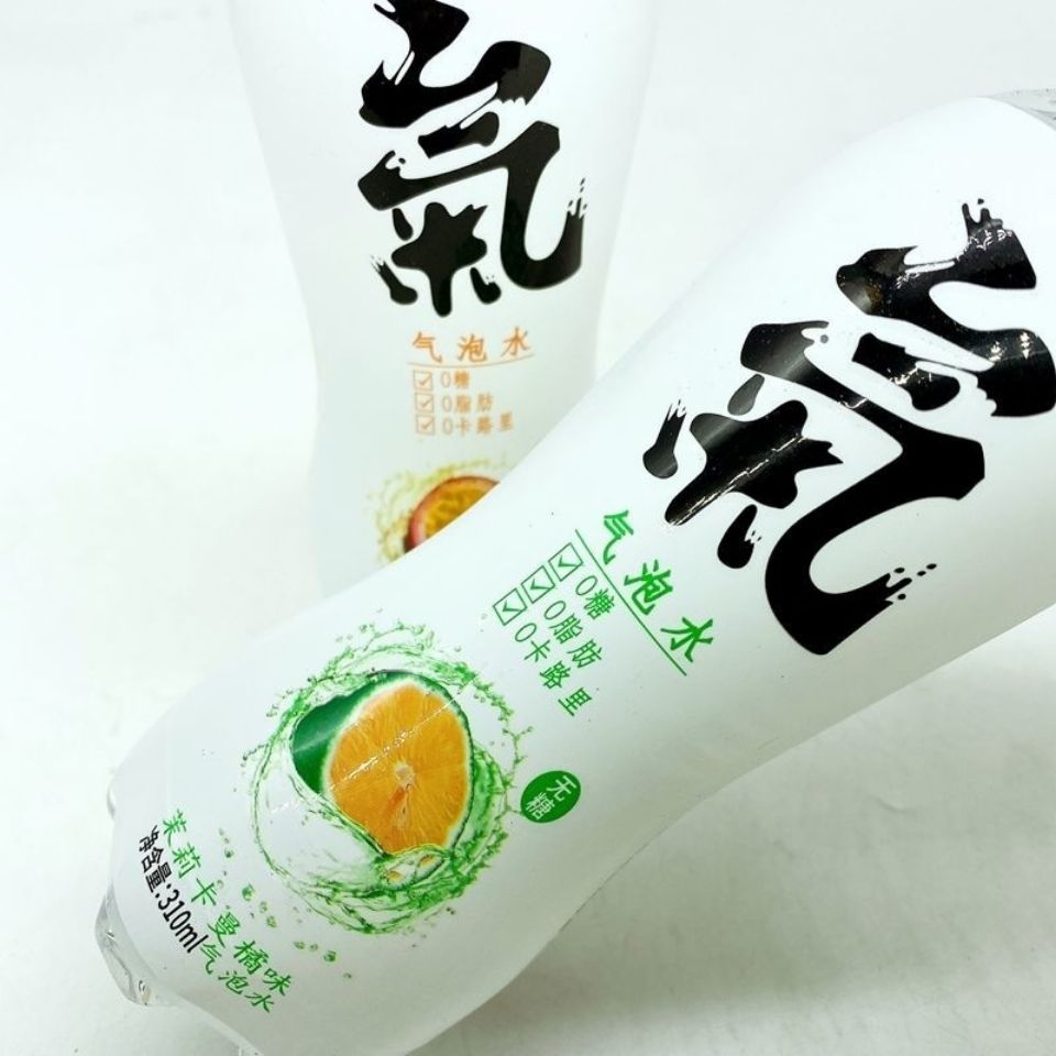 吸自然汽饮料汽水饮料气泡水饮料网红苏打 茉莉卡曼橘 6瓶