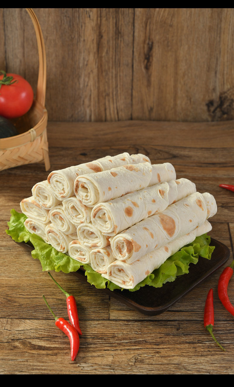 山东手工单饼烙馍烙饼卷饼煎饼烤肉饼手抓饼鸡肉卷饼馒头早餐速食 单