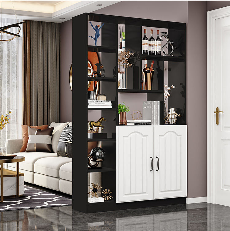 进门玄关柜入户客厅双面遮挡新款酒柜家用现代简约屏风墙隔断柜子暖