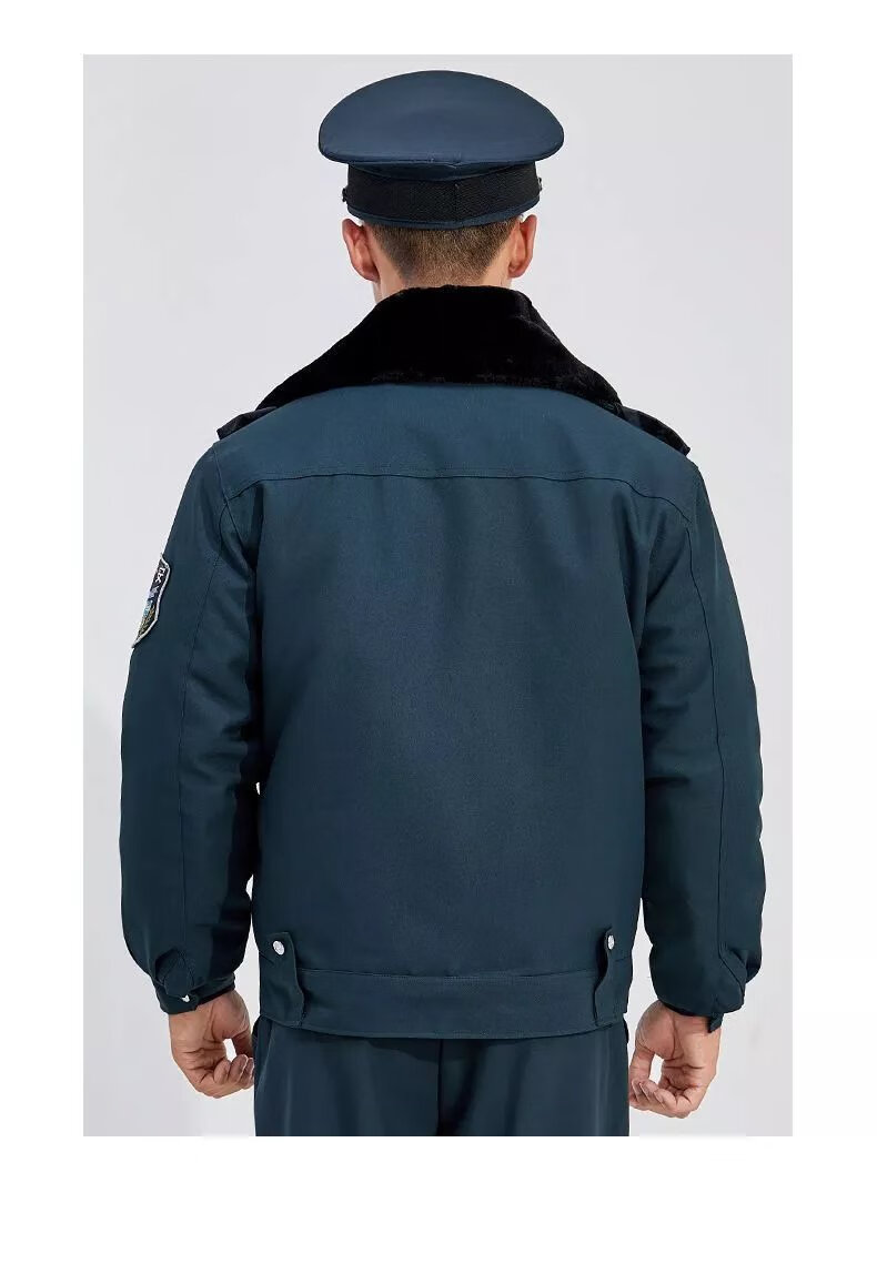 途中雨保安棉服冬装执勤服棉袄冬季防寒保暖保安服2022保安服冬棉衣