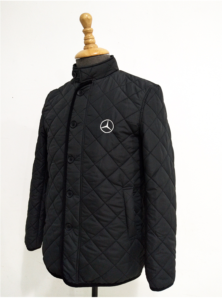 奔驰4s店冬季棉衣新款冬工服男奔驰冬季服装棉服棉袄冬天工作服1黑色