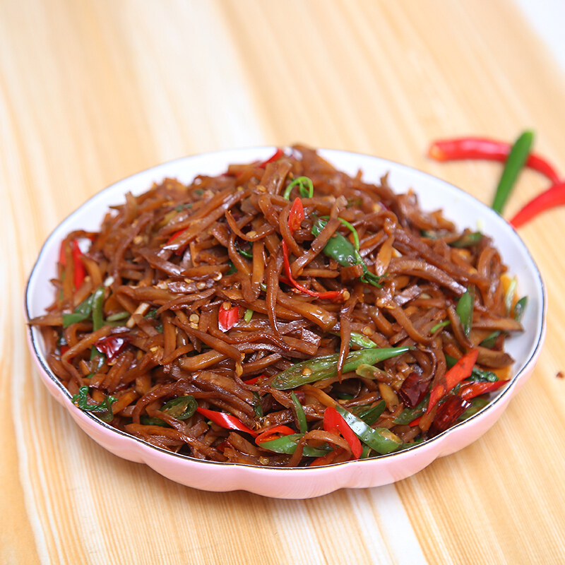 辣椒炒咸菜酱菜辣疙瘩芥菜大头菜辣疙丝榨菜丝开胃小菜下饭菜袋装 300