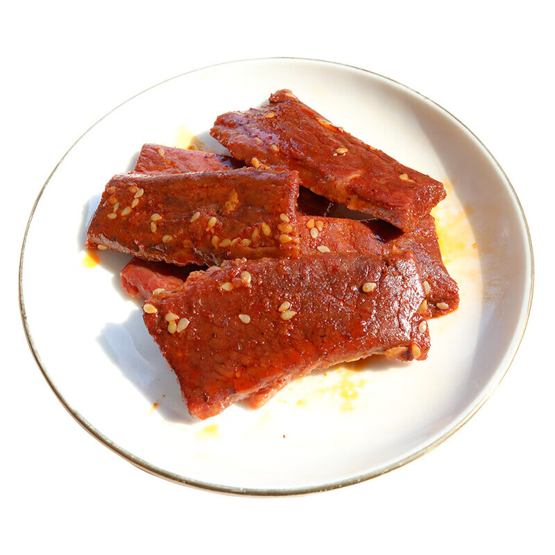 【京选优品】湖南怀化富桥牛肉新晃特产500g散装麻辣香辣五香牛肉干