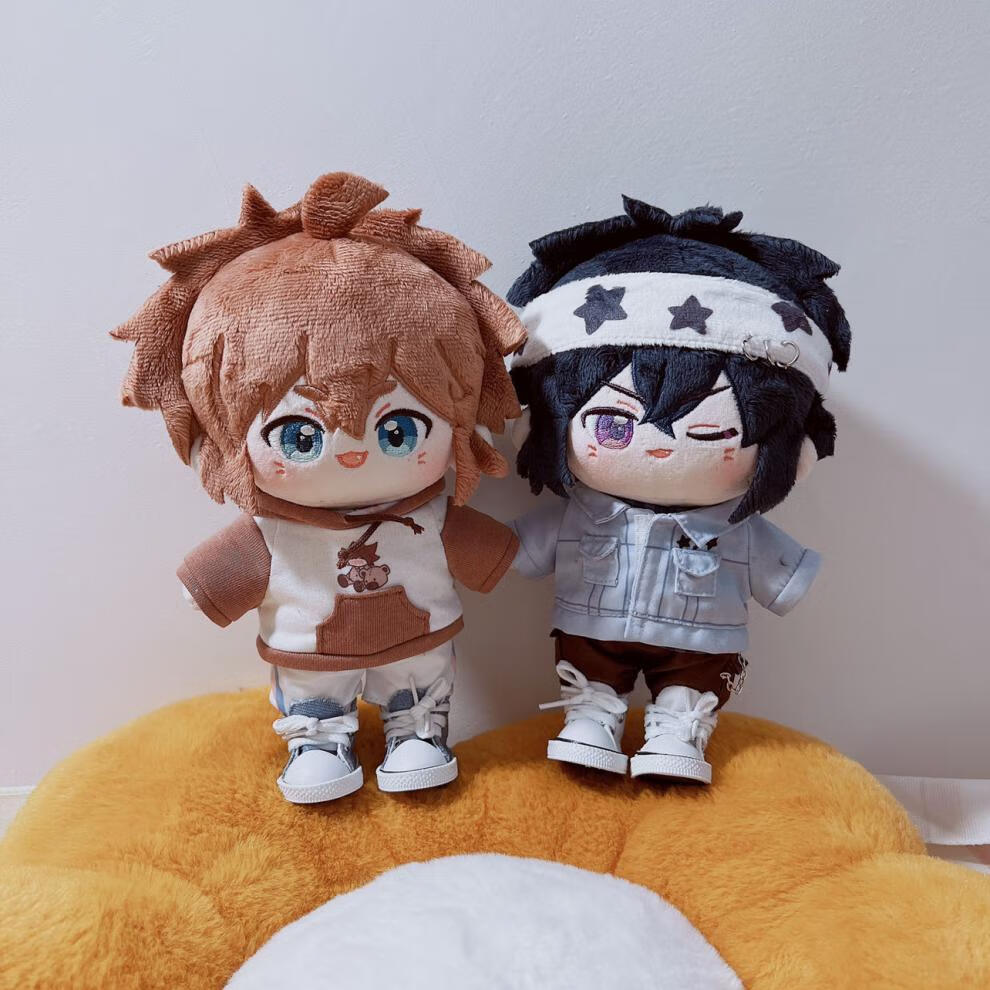 凹凸世界棉花娃雷狮安迷修20cm棉花娃娃凹凸世界同人玩偶礼物创意