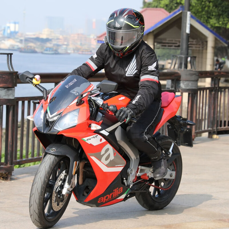 防风防水保暖新款骑行服男摩托车赛车服防风防摔衣骑士服装本田机车