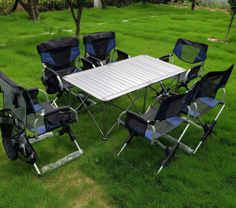 户外便携野炊铝合金野外折叠野餐蛋卷桌自驾露营烧烤桌子z31铝合金桌1