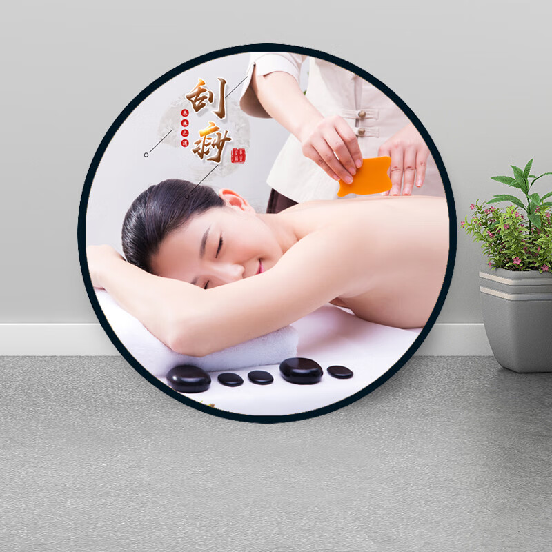 卡芬蒂美容院装饰画采耳头疗养生馆高端会所挂画足疗店开背宣传墙面