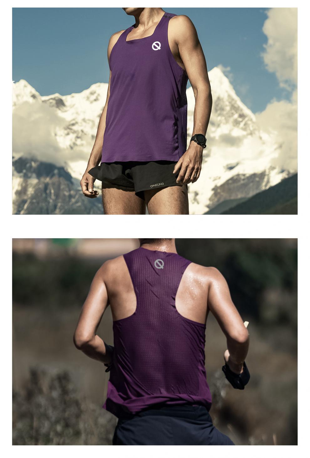 【官方旗舰】轻功体育qinkung轻功 男款竞技跑步背心轻薄透气速干