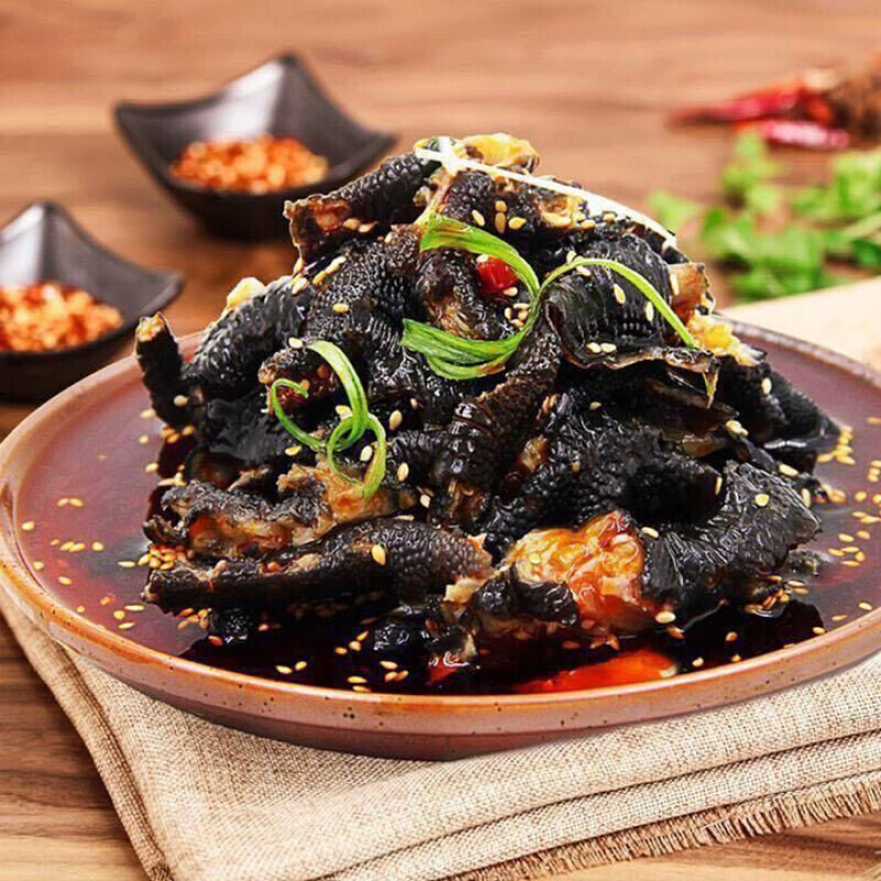 春之源脱骨麻辣乌鸡爪250g/包无骨鸡爪去骨麻辣乌鸡爪 【冷冻保存】