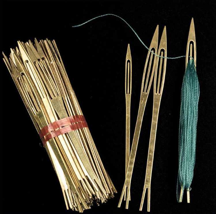 特卖黄铜网梭网针渔网虾笼撒网编织修补针子梭子钓鱼湾渔具网 铜梭